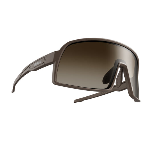 JUBAO POLARIZED SPORTS SUNGLASSES - FLASH SERIES - BROWN FRAME_GRADIENT