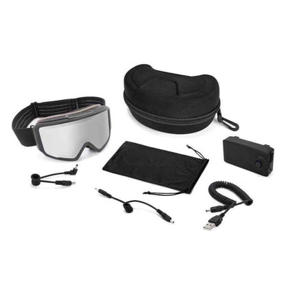 Heated Magnetic Lens Anti Scratch HB-190D Ski Goggles-test1